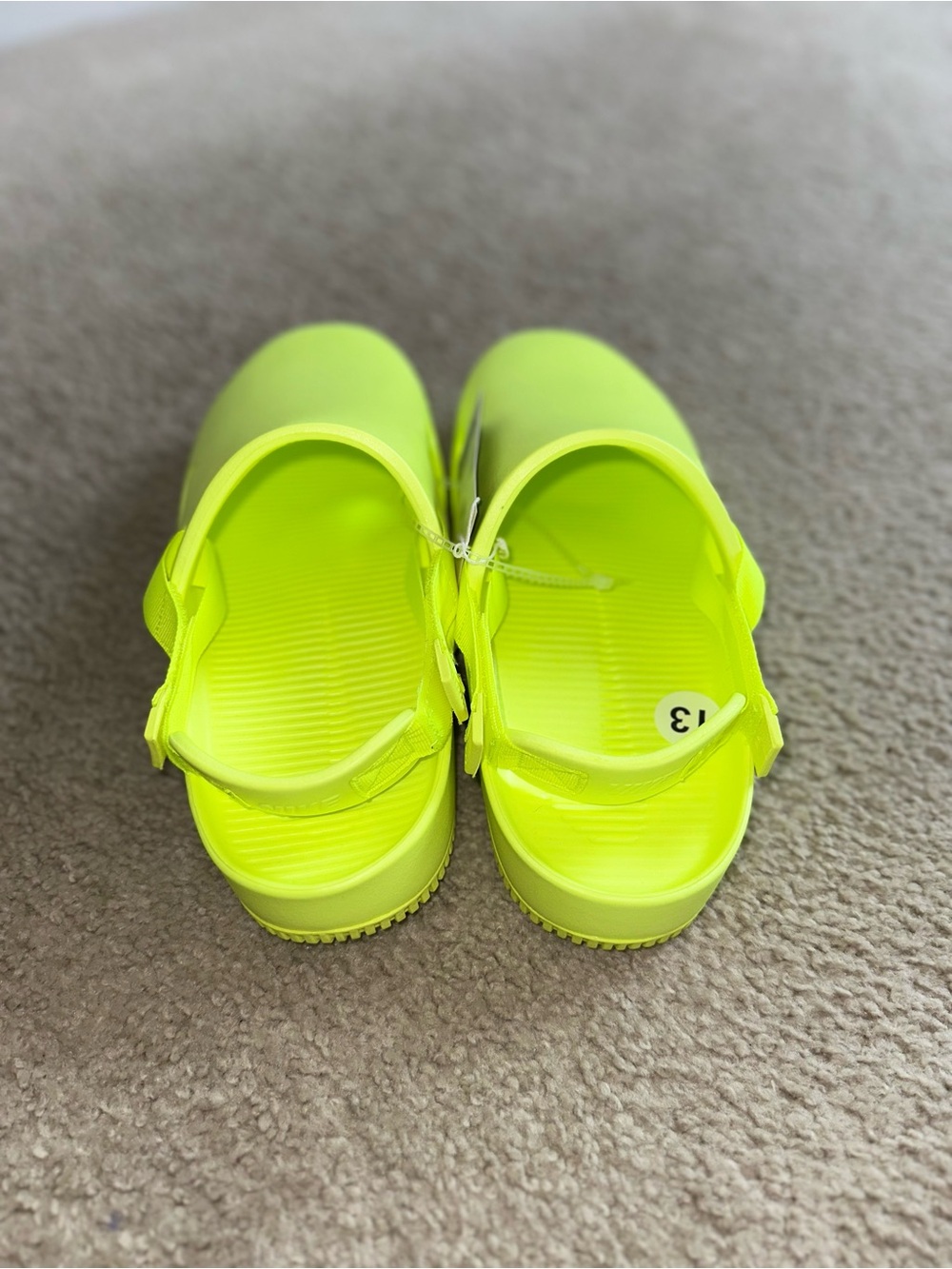 Nike Calm Mules “Volt” - Picture 4 of 5